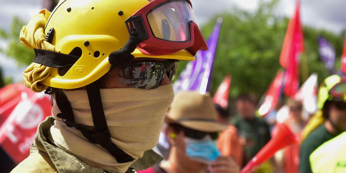 Apoyo incondicional de CCOO a los bomberos y bomberas