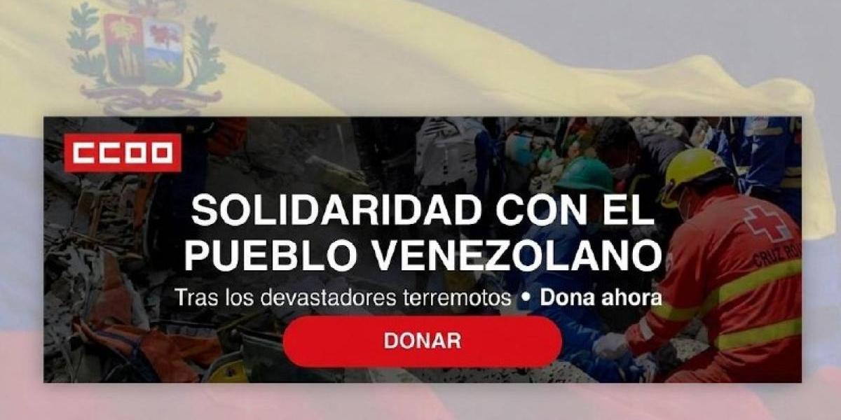 CCOO queremos expresar nuestra solidaridad activa con el pueblo venezolano