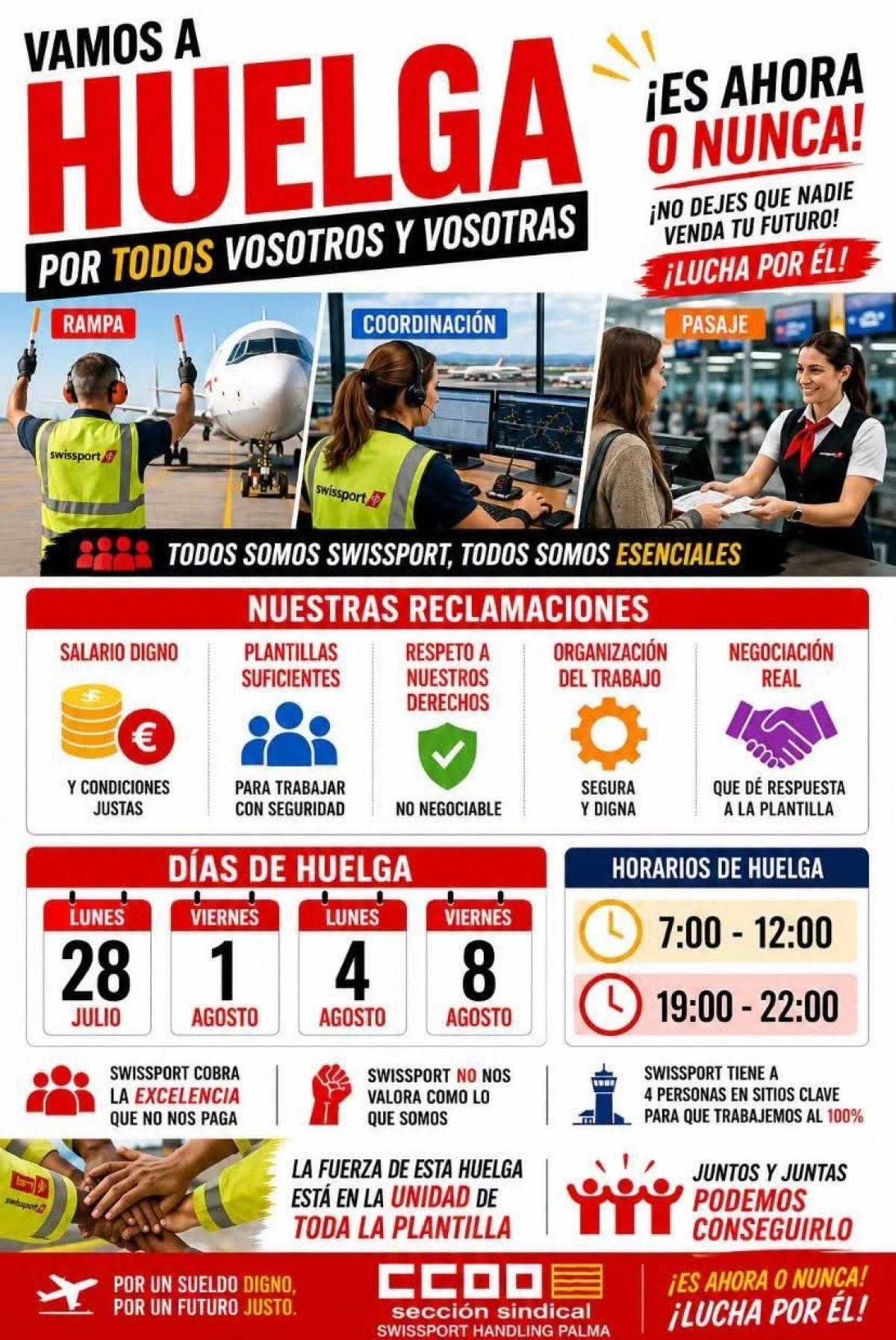 Swissport handling Palma
